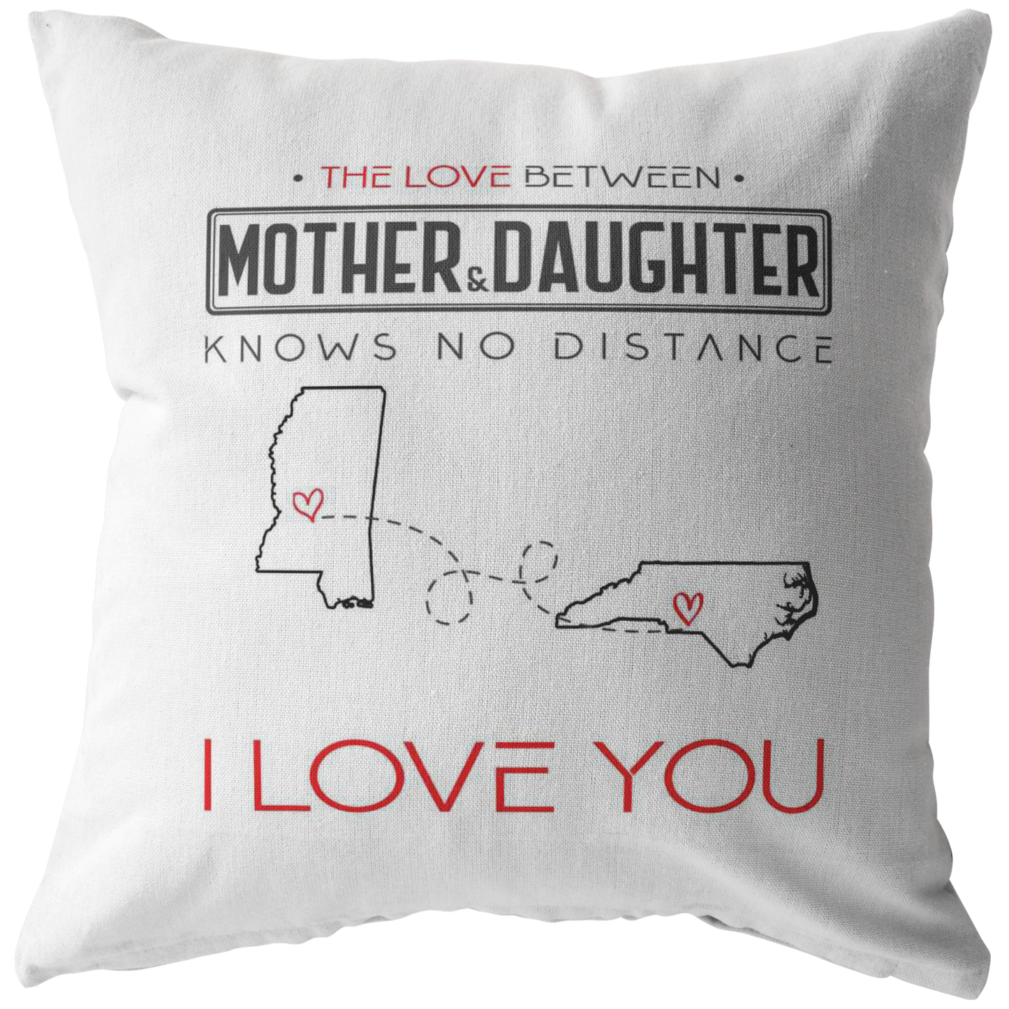 ND-pl20419438-sp-23842 - [ Mississippi | North Carolina | Mother And Daughter ]Happy Farhers Day, Mothers Day Decoration Personalized - The