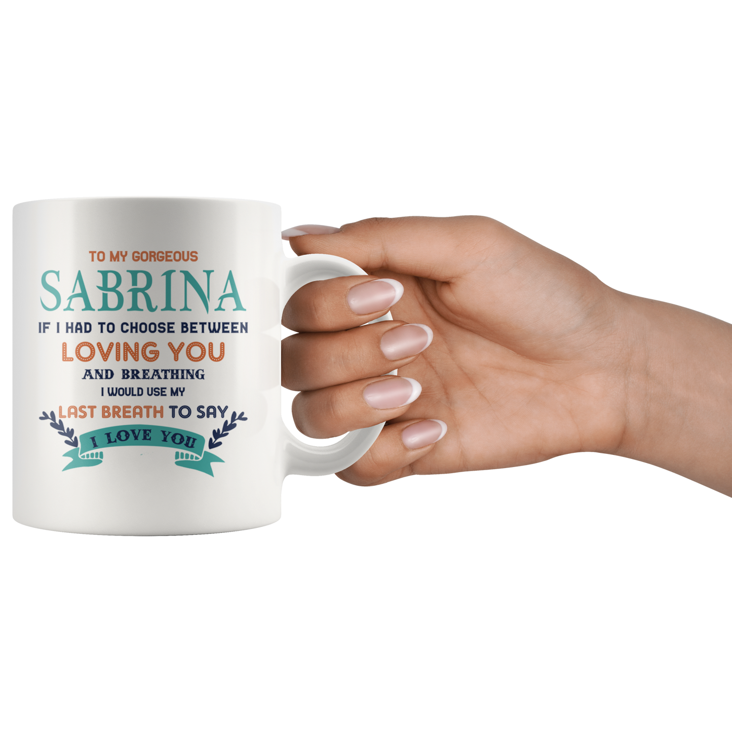 ND20393643-sp-27443 - [ Sabrina | 1 ] (mug_11oz_white) Happy Christmas Gift For Wife From Husband Coffee Mug 11oz -