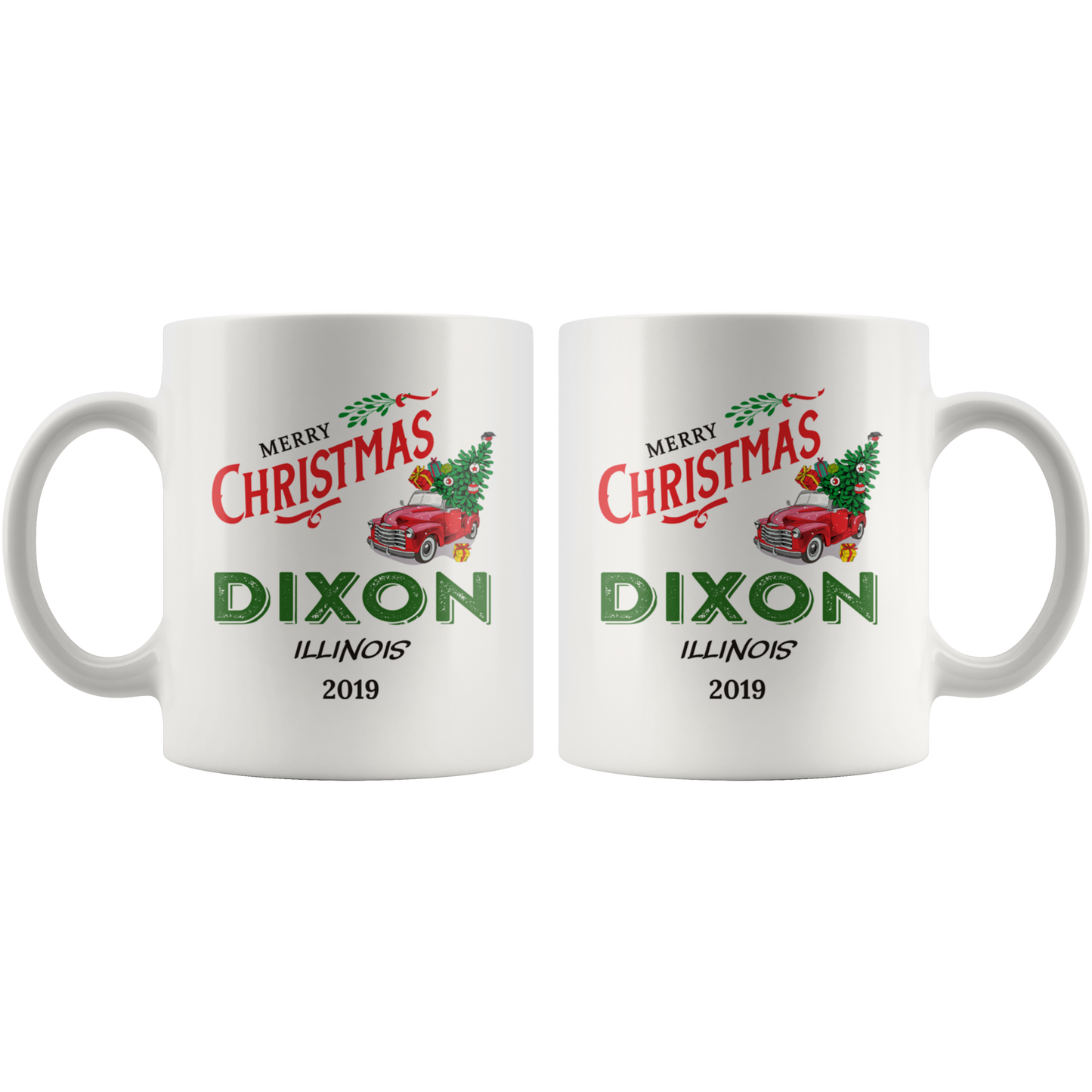 ND20746903-sp-19680 - 2019 Merry Christmas Mug Dixon Illinois State - Bringing Hom