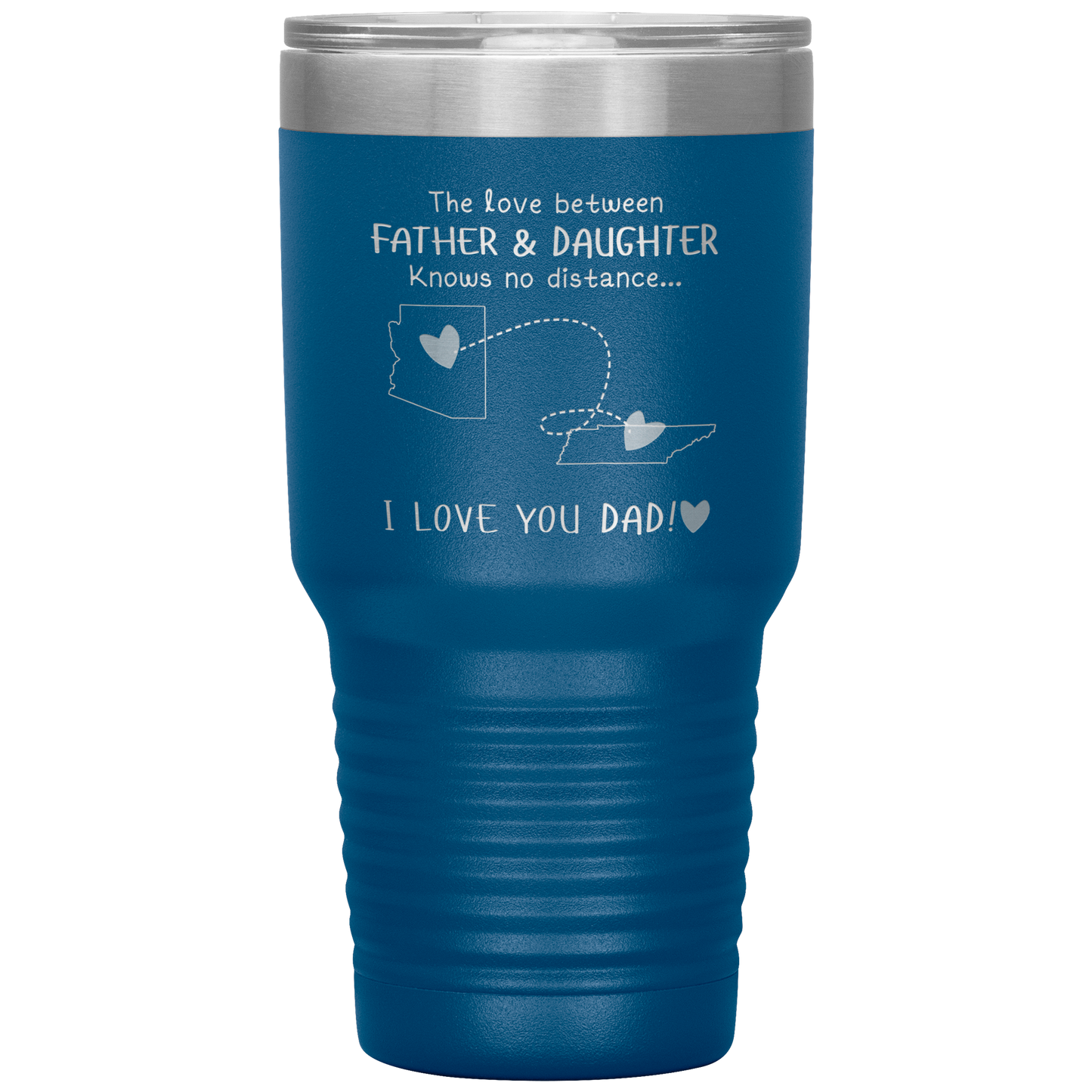 HNV-CUS-GRAND-sp-31100 - [ Arizona | Tennessee ] (Tumbler_30oz) Fathers Day Gifts Personalized Fathers Day Gifts Coffee Mug
