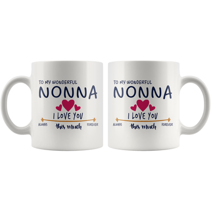M-20470290-sp-24099 - [ Nonna | 1 ]Valentines Day Mug Gifts for Dad, Mom, Granddad, Granny - to
