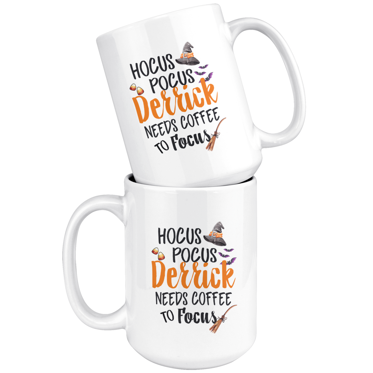 ND-20837795-sp-17138 - 15oz. Ceramic Mug - Hocus Pocus Derrick Needs Coffee To Focu