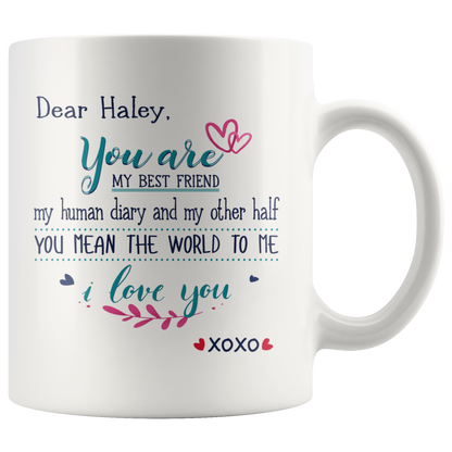ND20452043-sp-24343 - [ Haley | 1 ]Christmas Gifts For Wife From Husband Mug XoXo 11 oz - Dear