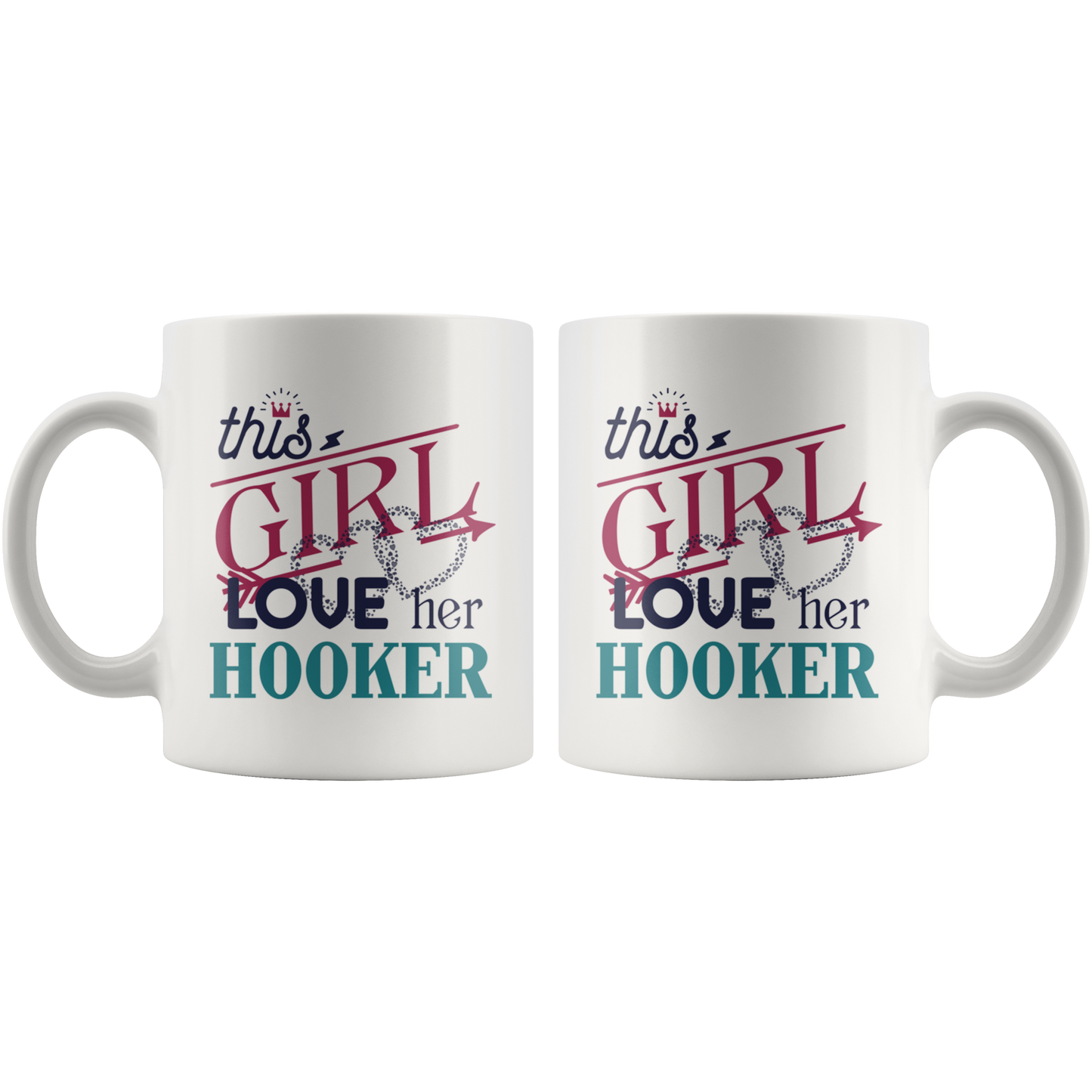 ND-9620533405-sp-23645 - [ Hooker | 1 | 1 ]Funny Christmas Mug Gifts For Her, Wife - This Girl Love Her