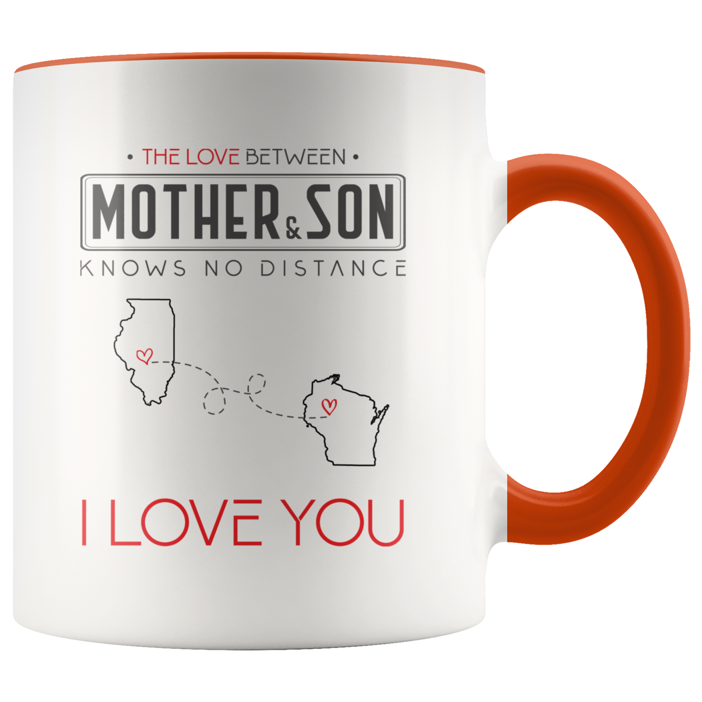 ND-21315357-sp-23273 - Mom And Son Accent Mug 11 oz Red - The Love Between Mother A