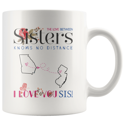 M-20520629-sp-23629 - [ Georgia | New Jersey ]Long Distance Relationship Gift - The Love Between Sisters K
