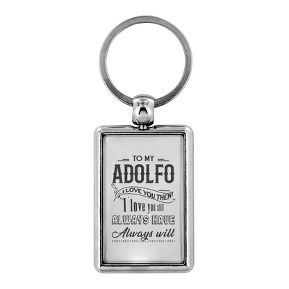 KC-21245188-sp-22443 - Keychain For Boyfriend With Name Adolfo - To My Adolfo I Lov