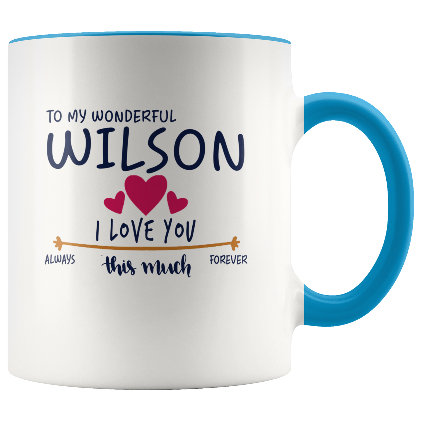 M-21260817-sp-23225 - Valentines Day Coffee Mug With Name Wilson - To My Wonderful