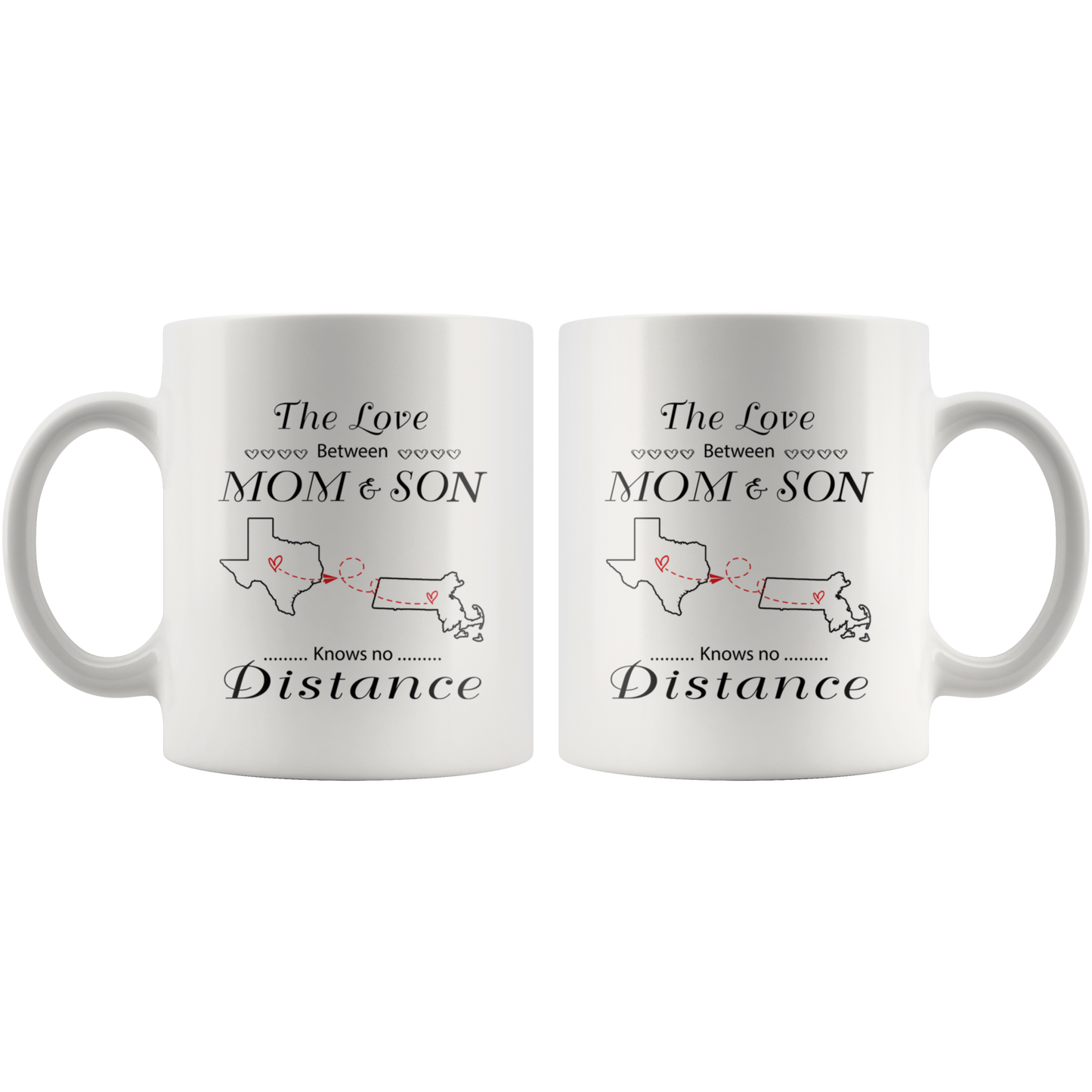 M-20615347-sp-24200 - [ Texas | Massachusetts ]The Love Between Mother Mom And Son Knows No Distance Texas