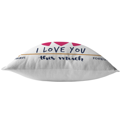 PL-21251000-sp-39924 - [ Jasmine | 1 | 1 ] (PI_ThrowPillowCovers) Valentines Day Pillow Covers 18x18 - to My Wonderful Jasmine