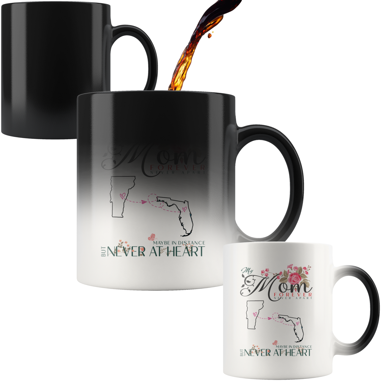 M-20321571-sp-23561 - [ Vermont | Florida ]Personalized Mothers Day Coffee Mug - My Mom Forever Never A