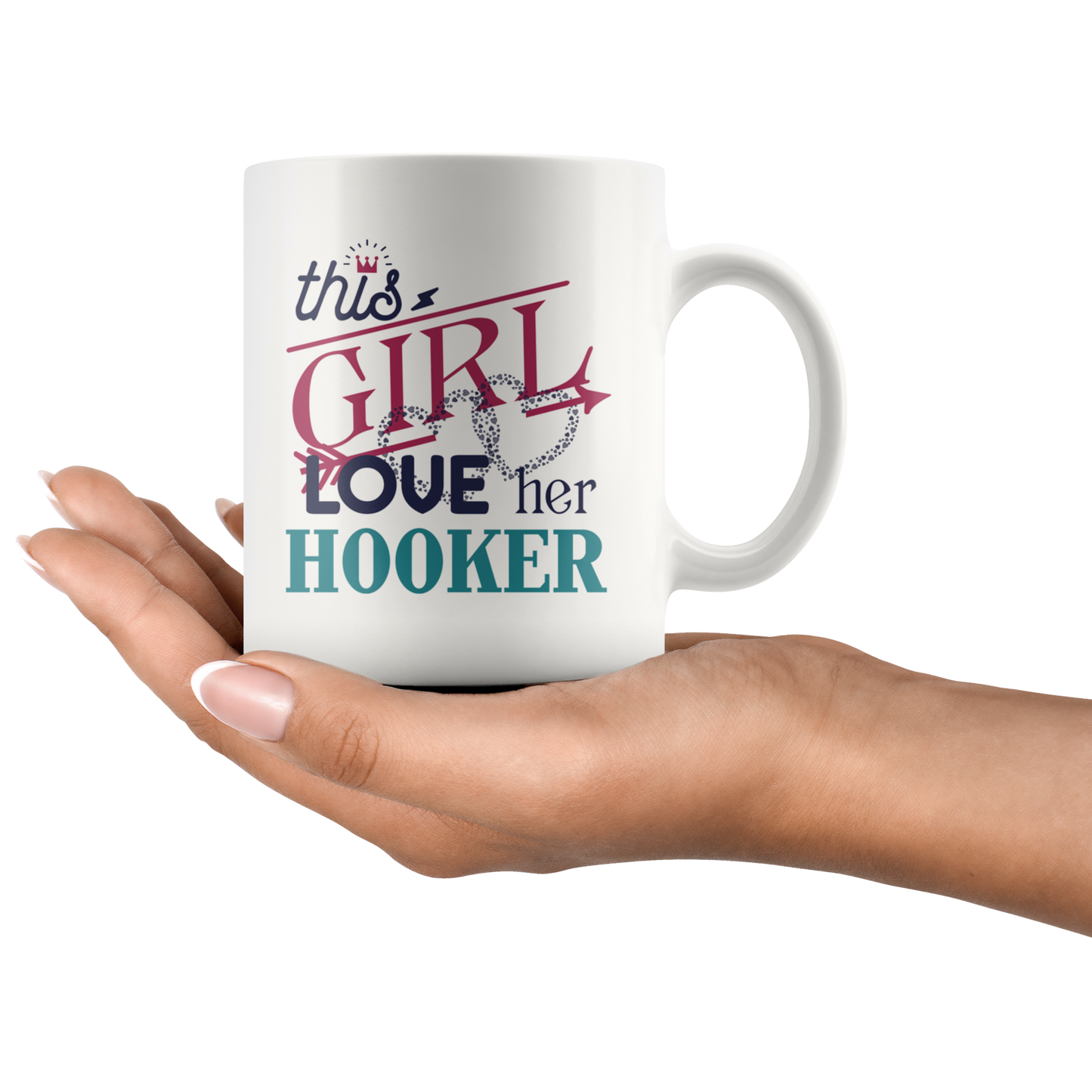 ND-9620533405-sp-23645 - [ Hooker | 1 | 1 ]Funny Christmas Mug Gifts For Her, Wife - This Girl Love Her