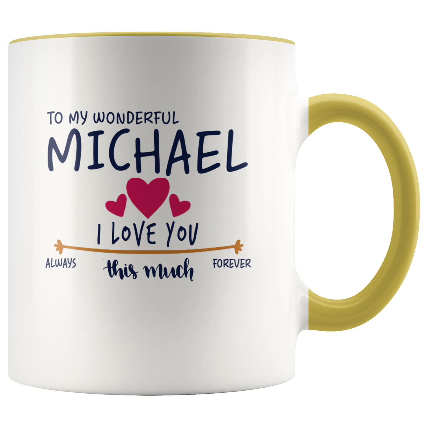 M-21259685-sp-23195 - Valentines Day Coffee Mug With Name Michael - To My Wonderfu