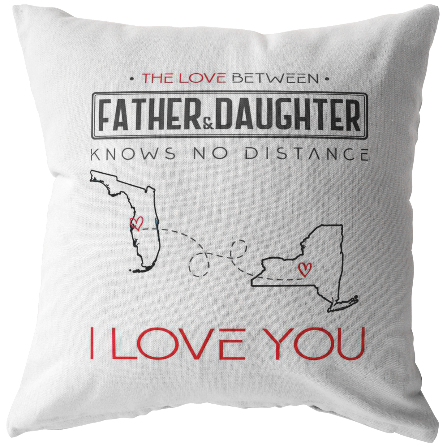 ND-pl20419438-sp-23528 - [ Florida | New York | Father And Daughter ]Happy Farhers Day, Mothers Day Decoration Personalized - The