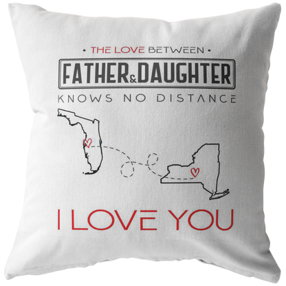 ND-pl20419438-sp-23528 - [ Florida | New York | Father And Daughter ]Happy Farhers Day, Mothers Day Decoration Personalized - The
