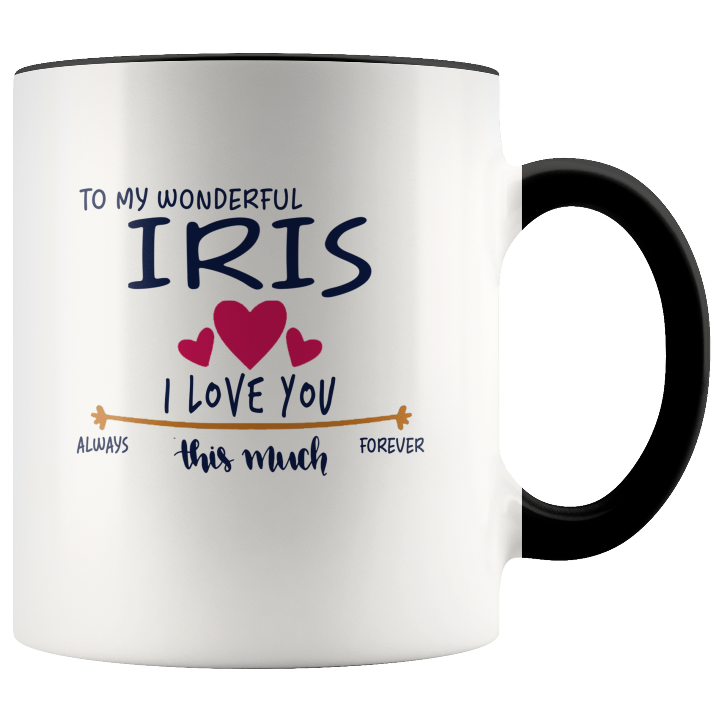 M-21259220-sp-22826 - Valentines Day Coffee Mug With Name Iris - To My Wonderful I