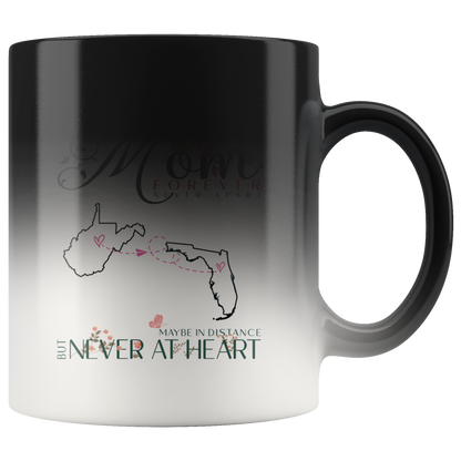 M-20321571-sp-23713 - [ West Virginia | Florida ]Personalized Mothers Day Coffee Mug - My Mom Forever Never A