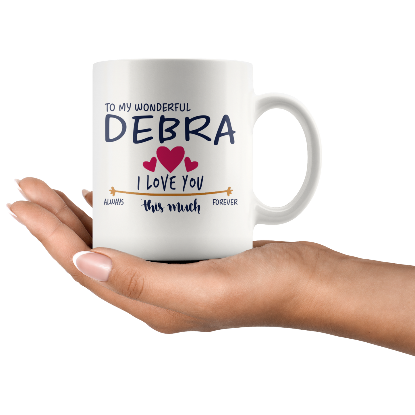 M-20477777-sp-18682 - Mother Day Gift For Wife Coffee Mug - To My Wonderful Debra