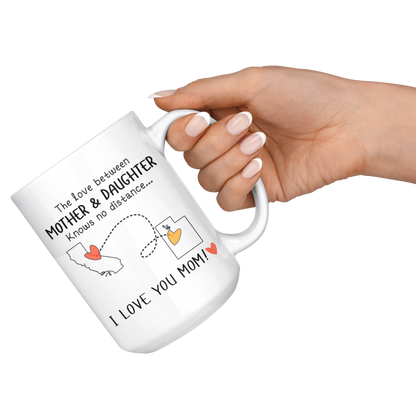 HNV-CUS-GRAND-sp-25684 - [ California | Utah ] (mug_15oz_white) Mothers Day Gifts Personalized Mother Day Gifts Coffee Mug F